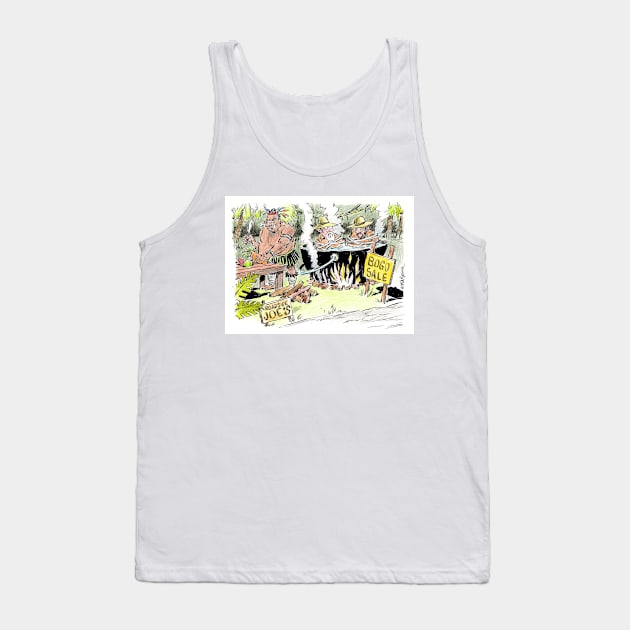 I want hot sauce with mine. Tank Top by Steerhead